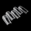 120 Pieces/box Extension False Nail Tips Acrylic Fake Finger UV Gel Polish Quick Building Mold Sculpted Full Cover Nail Tips Manicures Tool Set