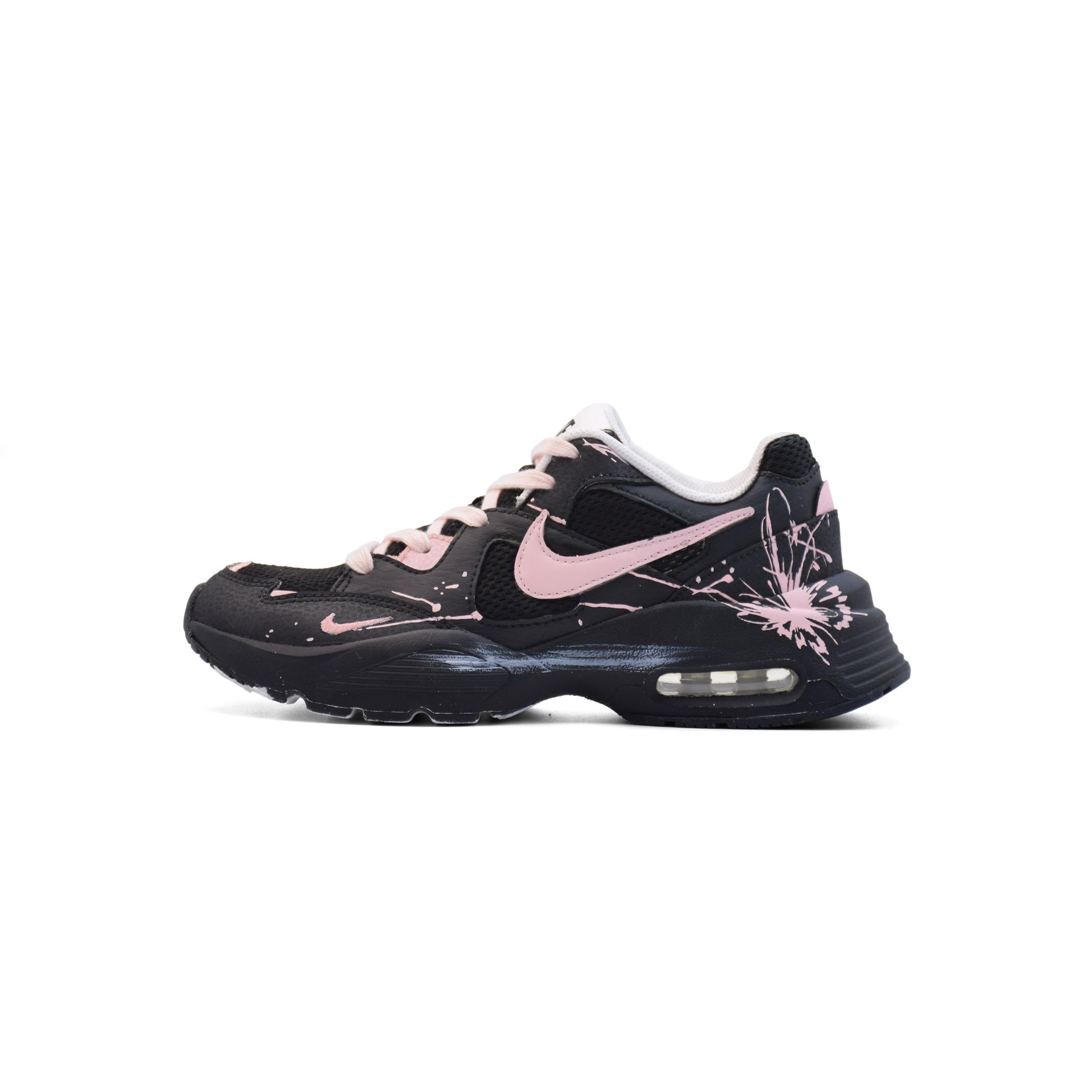 

Nike Air Max Fusion Slip Resistant Low top Running Shoes Women s Black Pink CJ1671-100(Team196-2) 40