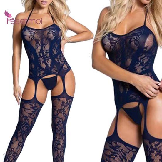 Dámské spodní prádlo Duté VenDobrá tažnost Ženy Spánek Colthes Jemné sexy nošení Noční košile na dotek pleti Punčochy