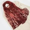 Retro Elegant Lace Scarf Long Thin Retro Style Headscarf Thin Literary Embroidered Flower Shawl Sunscreen