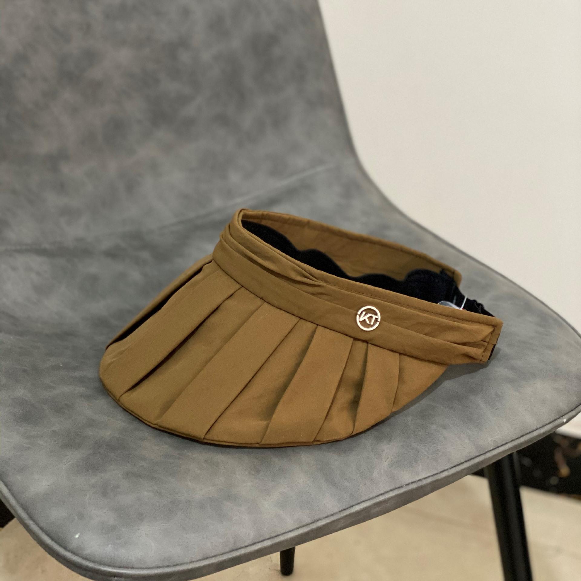 

Sun Hat Children s Cycling Big Eaves UV Anti-UV Folds Empty Top Face Cover Season Sun Hat Sun Hat M（56-58cm） кофейный