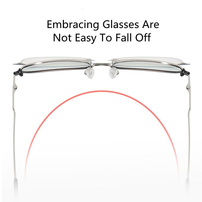 Unisex Eyebrow Eyeglasses Frame Optical Glasses Frame Unisex Retro Prescription Spectacles Frame High Elastic Frame Temple9123