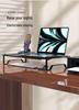 Laptop & Monitor Stand: Durable, Heat-Dissipating, Height-Adjustable, Home Desktop Support.