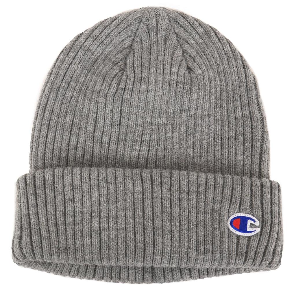 Champion Knit Cap 492-013A (Acrylic Rib Beanie / Gray) 57.0–59.0 cm