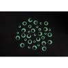 Yeux mobiles - 40 pièces - Brille dans le noir - Tailles 10, 12, 15 et 20 mm