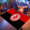 Eintracht Frankfurt Teppich für Wohnzimmer Schlafzimmer Zuhause Sofadekoration, Rutschfeste Bodenmatte für Kinder zum Spielen