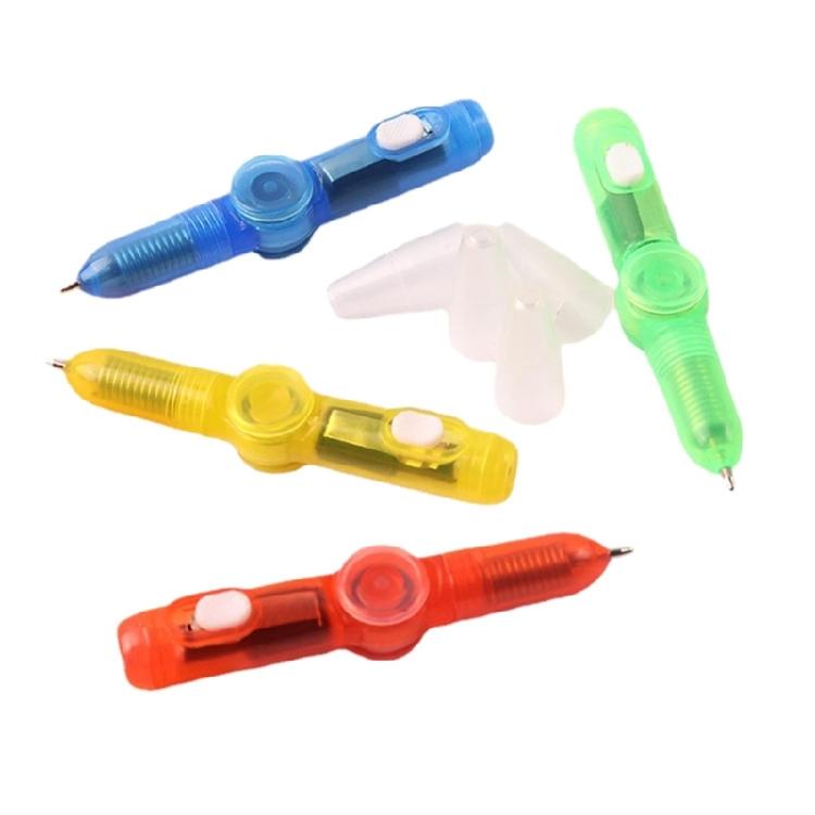 10Pieces Plastic Ballpoint Pen Set With Illuminated Tip And Rotating Grip For Comfortable Use In Dark Environments