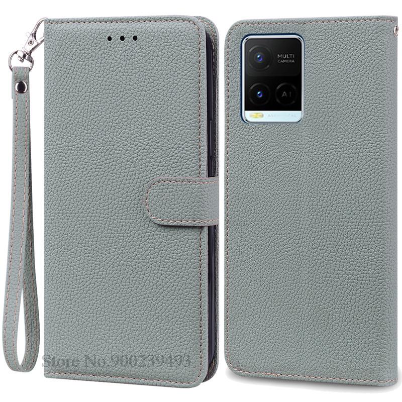 For Vivo Y21 2021 Y21S Deksel Lommebok Flipdeksel For Vivo Y33S Y33T Y32 Y21T Y21E Y21A Y21G VivoY21 Silikondeksel Coque Fundas Etui
