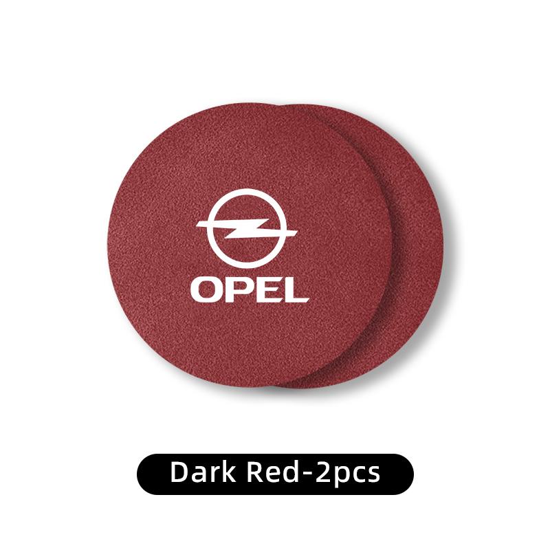 2PCS Car Coaster Cup Holder Anti-slip Accessories For Opel Antara Zafira Meriva Mokka Grandland Ampera Vivaro Corsa Astra