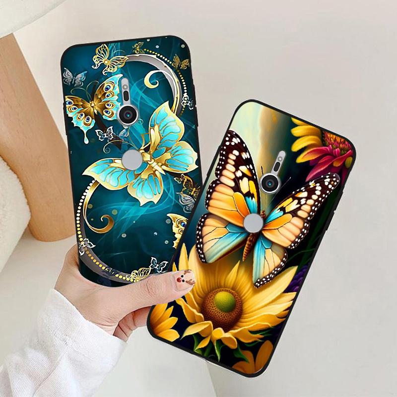 Case For Sony Xperia XZ1 XZ2 XZ4 Luxury astronaut Silicone Camera Protection Back Cover For Sony Xperia XZ2 XZ 2  Funda Capa XZ1