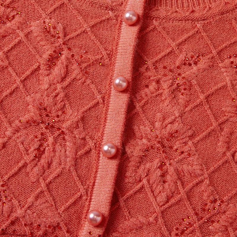 Women's Jacquard Mock Neck Sweater