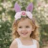 Non-slip Bunny Ears Hair Hoop Floral Decoration Cosplay Headbands  Holiday Decor