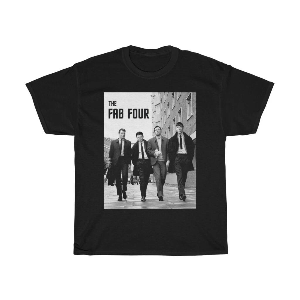 The Fab Four Shatner Nemoy Kelly Duhan Men s Short Sleeve Tee 3XL