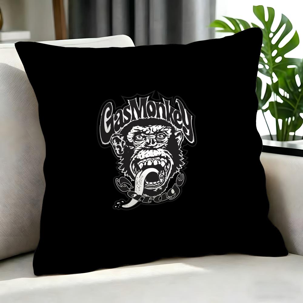 Brand GGas Monkey Garageed Cushion Cover Cushion Cover Set Pcs x x x Pillowcase Decorative Sofa Home Decor