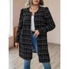 Europe And The United States Fashion Big Size Women's Cross-border Fall And Winter Fat MM Suit Jacket