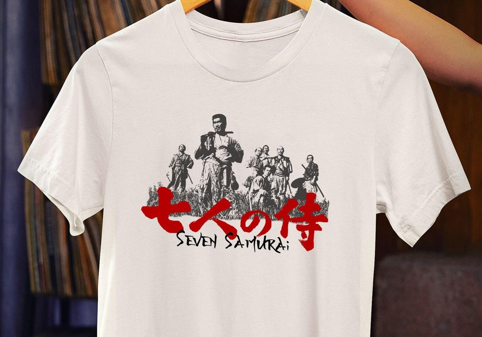 Seven Samurai T-Shirt – Akira Kurosawa Japanese Cinema Tee 3XL
