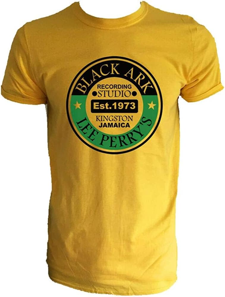 Lee Scratch Perry Men T Shirt Ark Recording Studio Reggae Vinyl Records XS