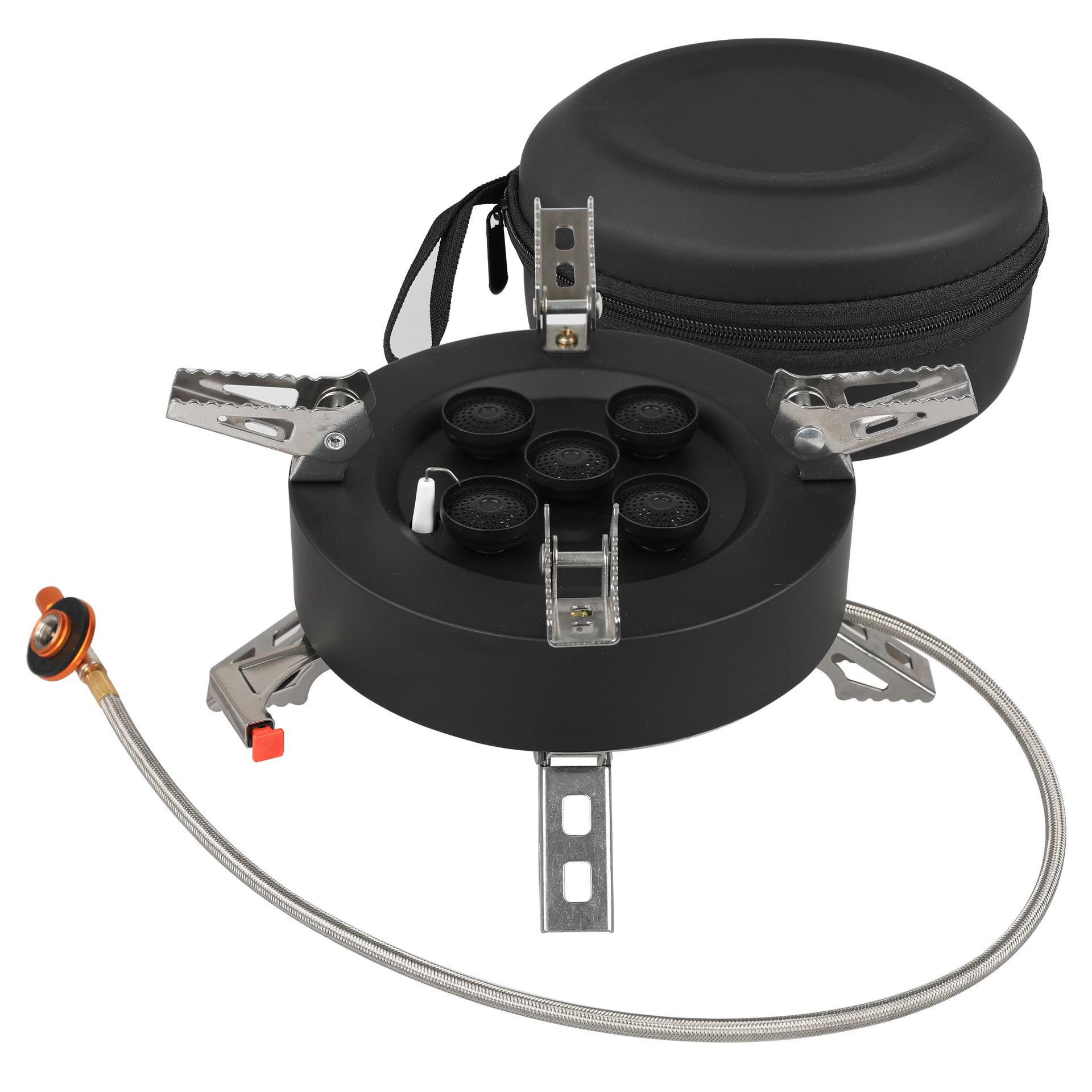 STARCAMP 12800W Portable High-Fire Outdoor Picnic Split-Type Cassette Stove Basic чёрный