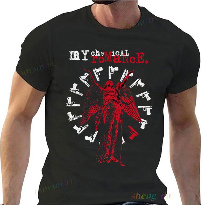 

My Chemical Romance Camisetas for Sweet Revenge Tees Cheap Polyester Summer Ropa Hombre Vintage Hot Selling Rock Music Clothes 5XL різнокольоровий