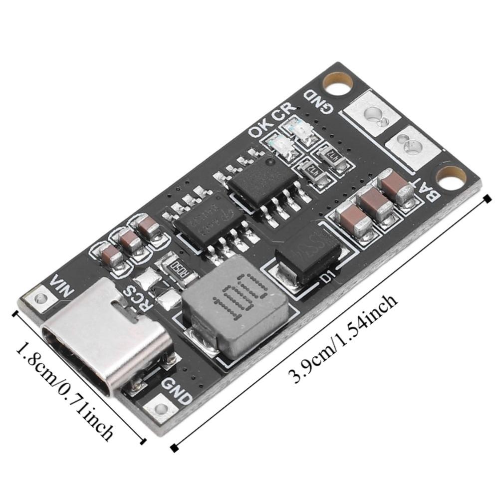 2 Stück 4S Typ C Lithium-Batterieladegerät 2A Laden Ladeplatine Step-up-Modul Batterieladegerät