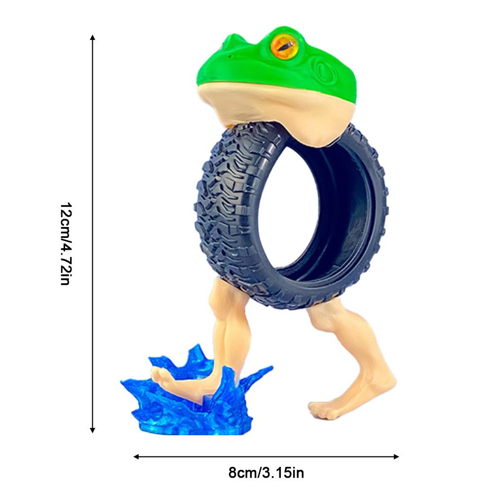 Creative Articulated Figure Tungtungtung Sahur 3D Printing Wood Stick Man Figurine Desktop Arm Movable Action Figure Collectible