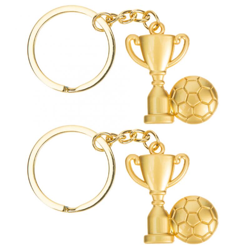 2er-Pack Sport-Schlüsselanhänger Fußball-Anhänger