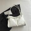 Single-shoulder Bag - Elegant and Versatile, Featuring Fashionable Pleats on The Shoulder Strap.
