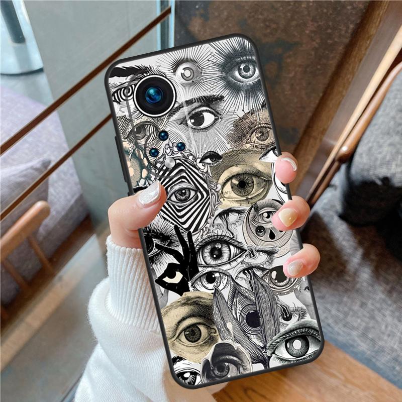 Scary Face Eyes For Honor Magic 7 Lite 5 6 Pro Case Cover For Honor X9c X9a X9b X8a X8b X9 200 400 50 70 90