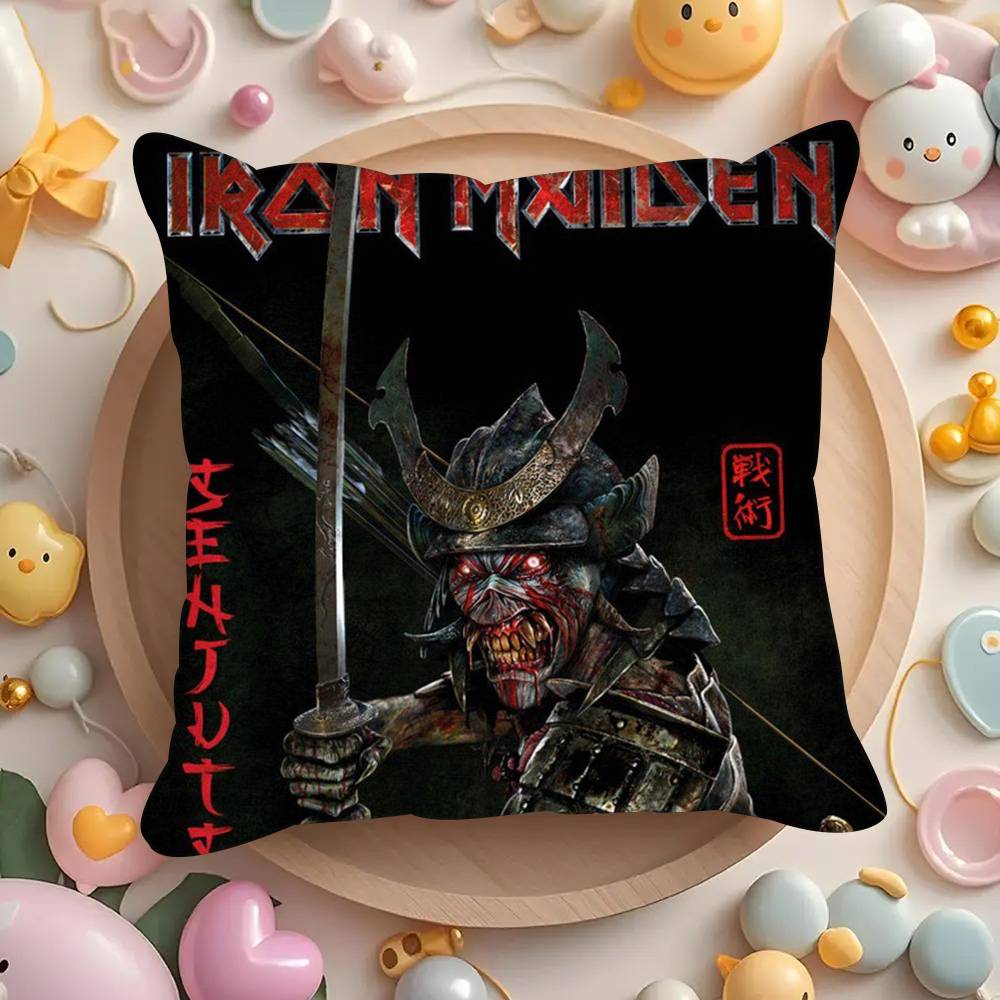 Band I-Irons horror Maidens  Pillowcases cushion covers living room sofas home decor gifts