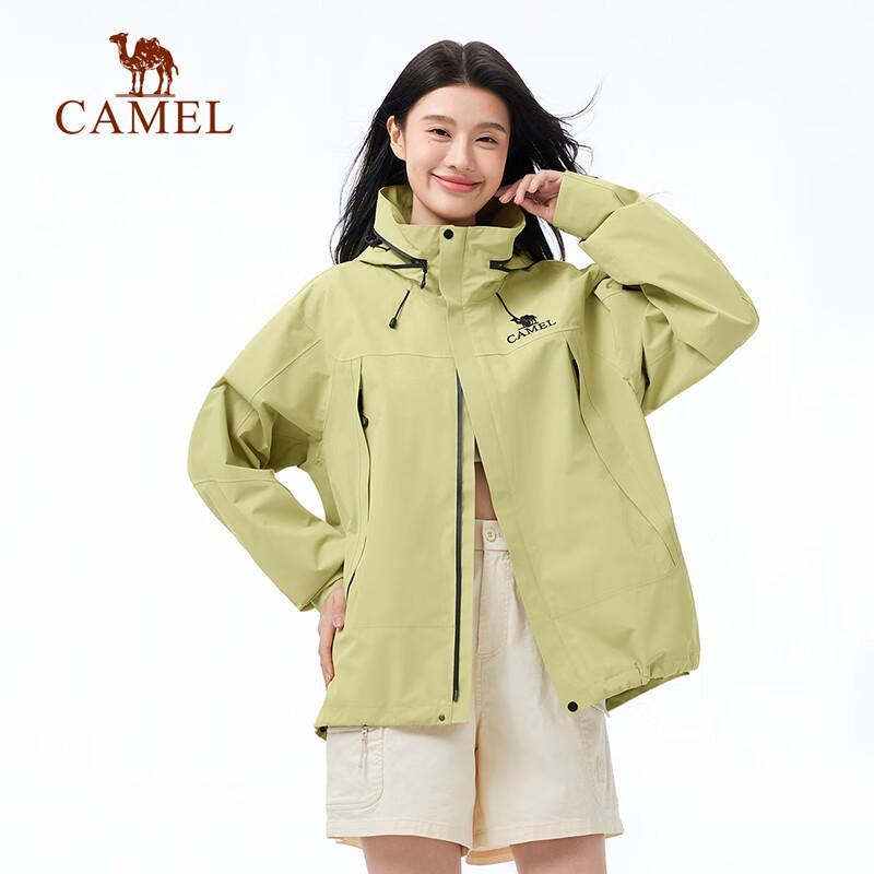 CAMEL Unisex Lightweight Hiking Shell Jacket