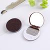 Mini Chocolate Cookie Mirror Cute Folding Compact Pocket Mirror Makeup Mirror with Comb  Women Girl