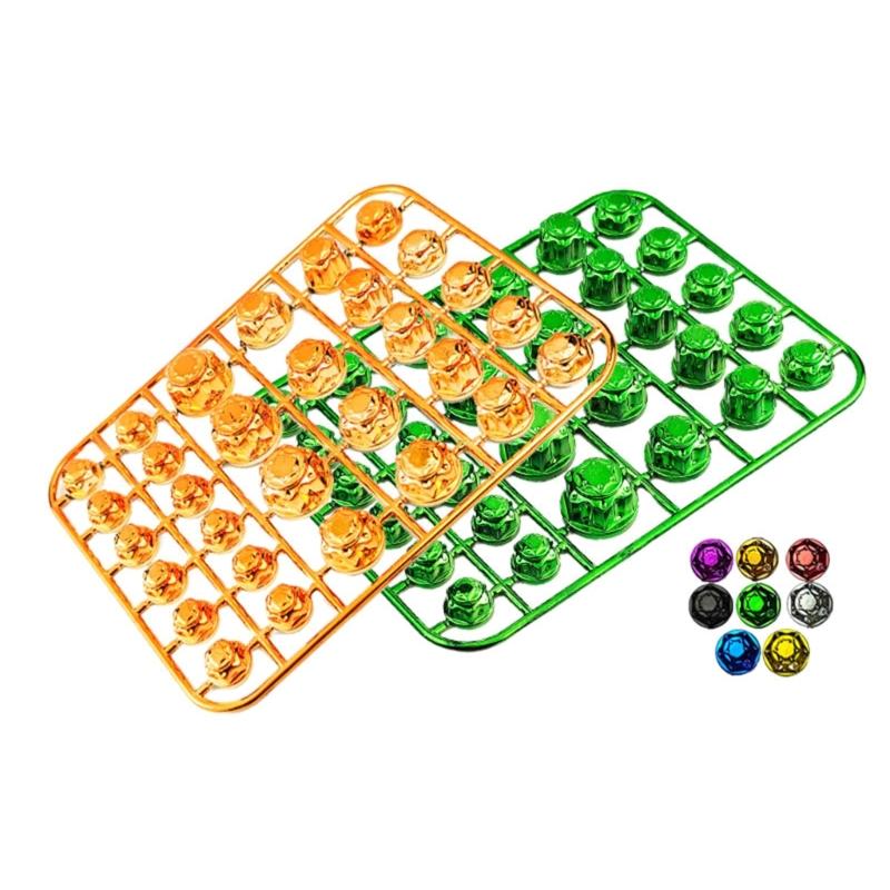 30Pcs Motorcycle Modification Head Cover Screw Decorative Parts for Most Model