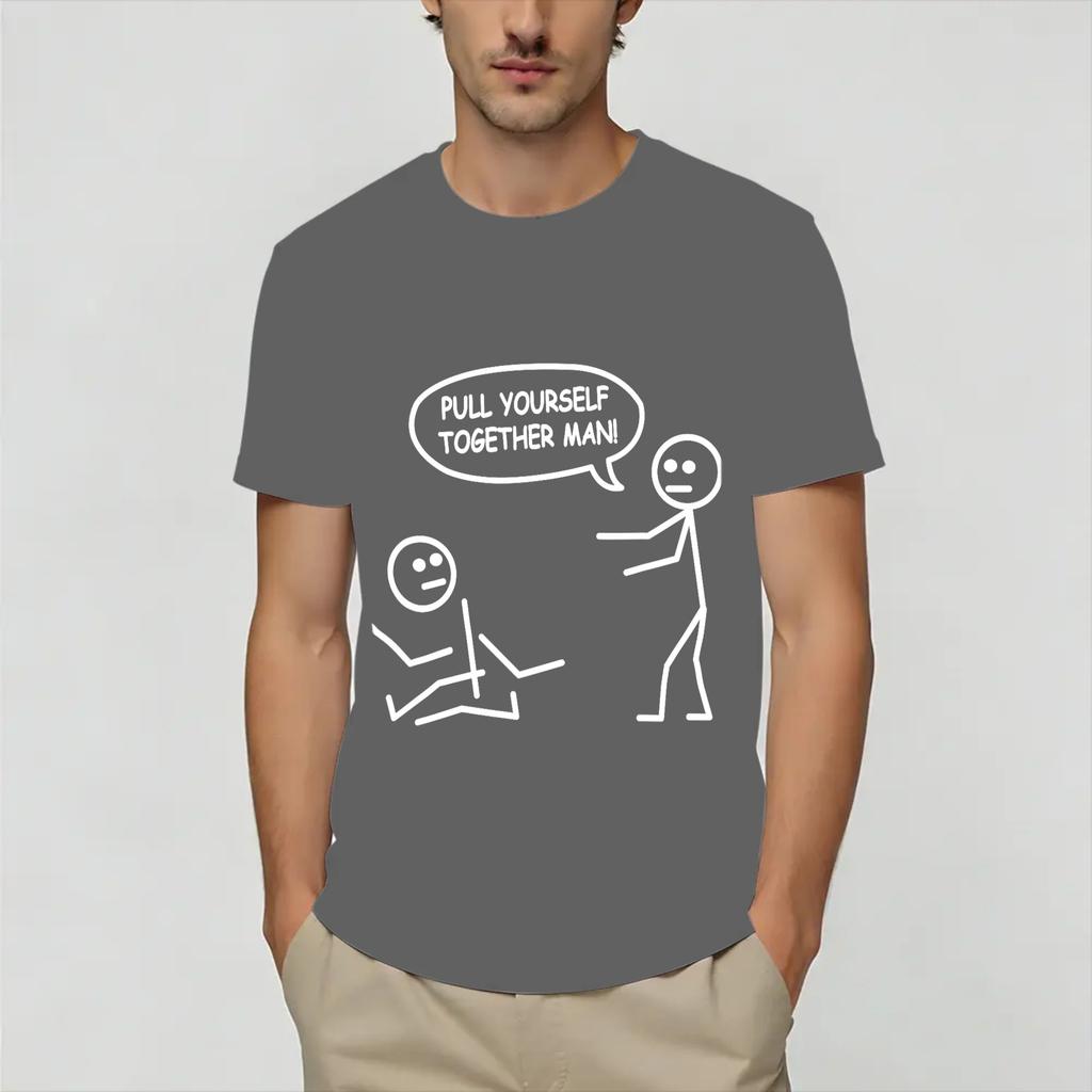 Funny Ow Ow Ow Ow Saying Body T Shirt Unisexs Pure Cotton Vintage TShirts Crew Neck Tee Shirt Short Sleeve Tops New Arrival