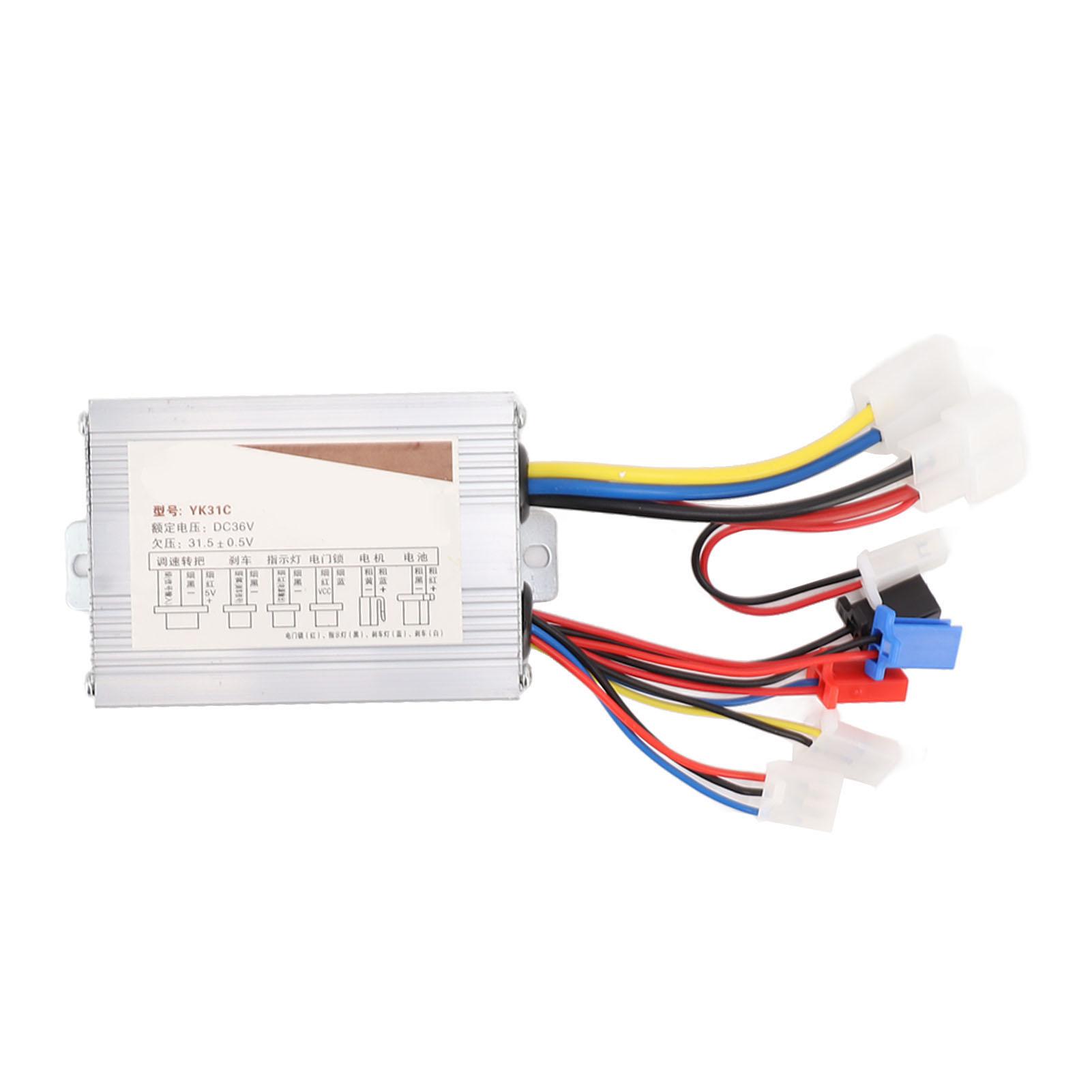 

36V 800W Electric Scooter Speed Controller Brushed Electric Bike Controller Replacement for Upgrade