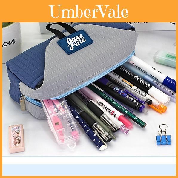 Student Pencil Case Large Capacity Korean Style Stationery Organizer For School