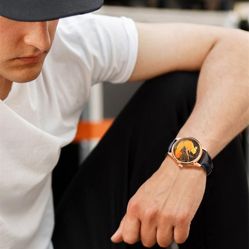Reloj CARNIVAL Men Fashion Mechanical Watch Mens Brand Luxury NH36 Automatic Movement Wristwatch for Man Waterproof Montre Homme