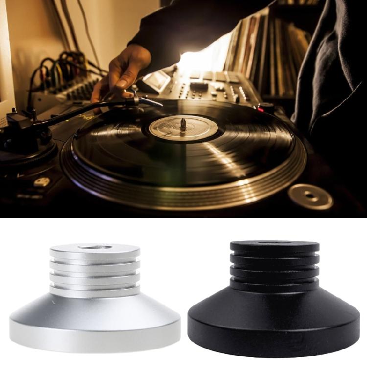 Black Record Weight Clamp Aluminum Disc Stabilizers for 7inch 45RPM Records Elevates Listenings