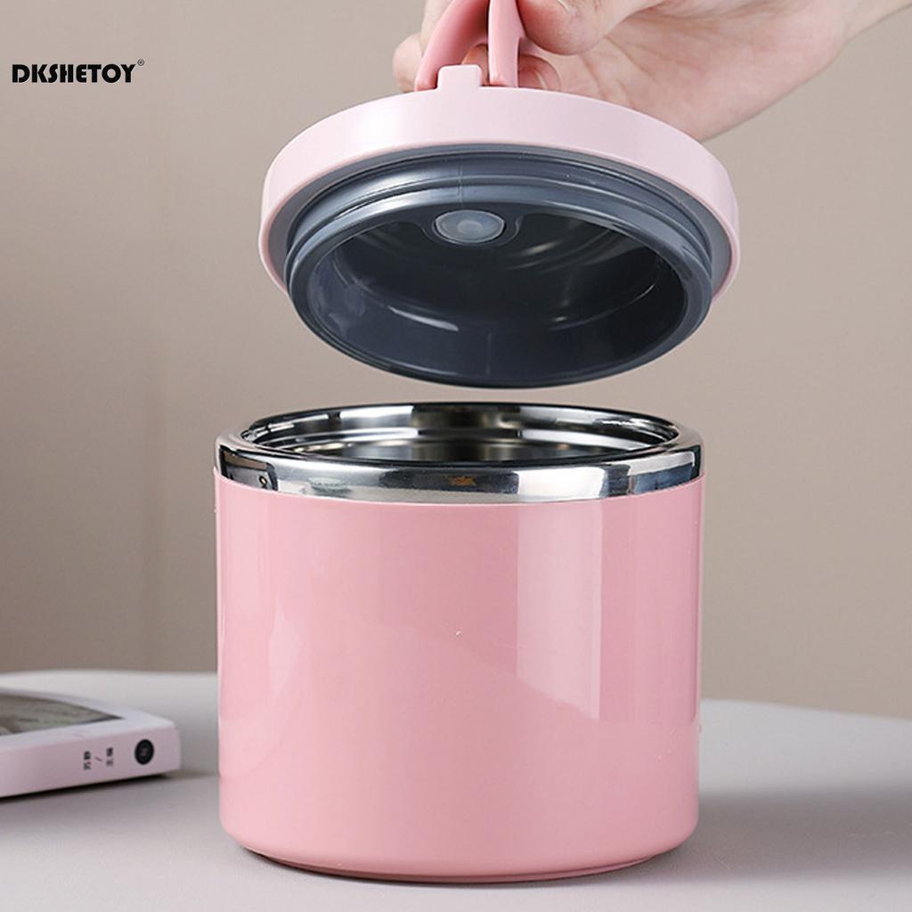 630ml Lunch Box Leak-Proof Insulated Lunch Box Large Capacity Food Thermal Jar Soup Containers for Office Food Storage Box