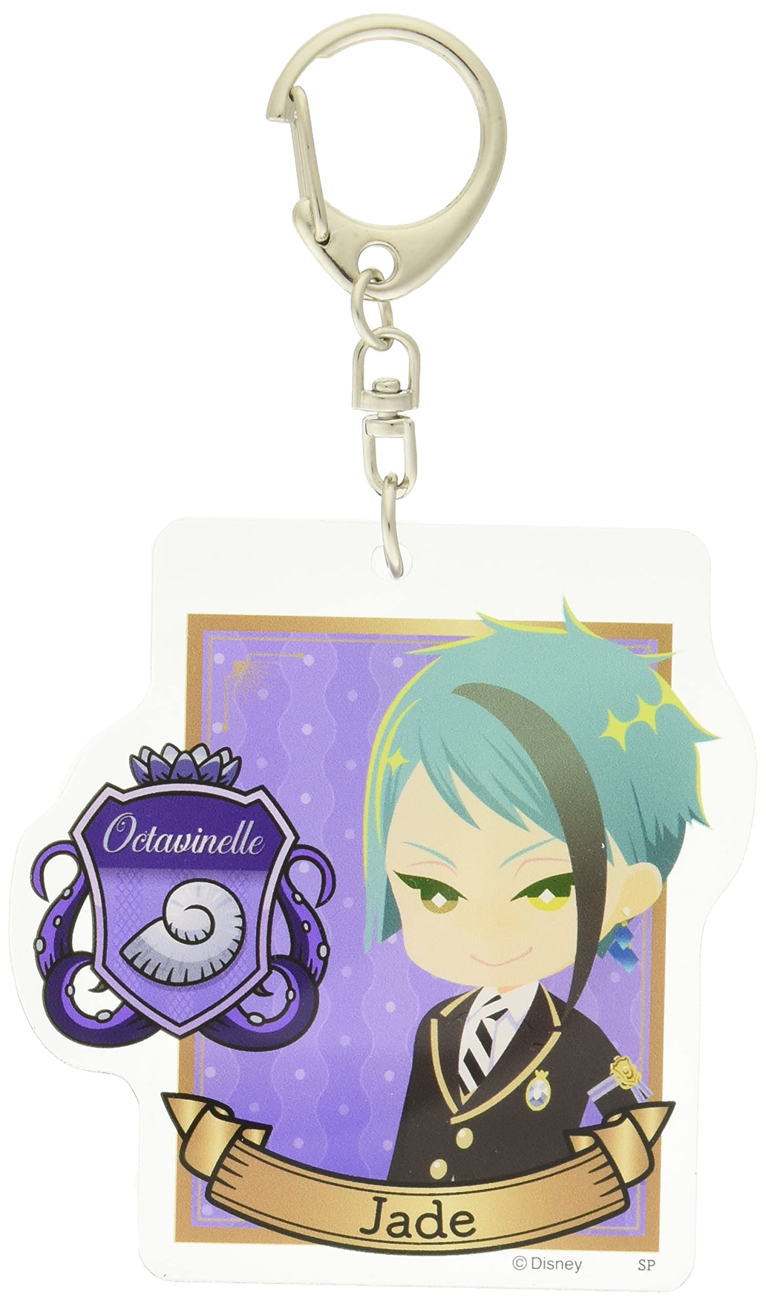 

Disney Twisted Wonderland Acrylic Keychain Jade APDS5866 Lavender