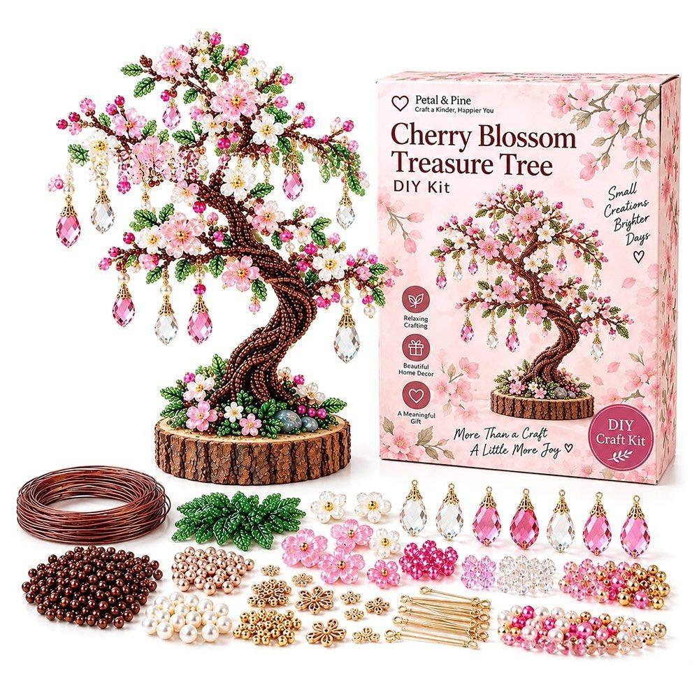 Multi-Color Beads Christmas Tree Ornament Kit Ornament Kit Festive Holiday Activity