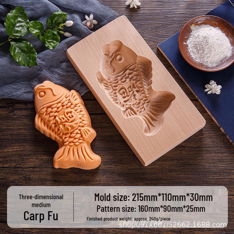 Wooden Mold Set: Mooncake, Mung Bean Cake, Pastry, Noodle