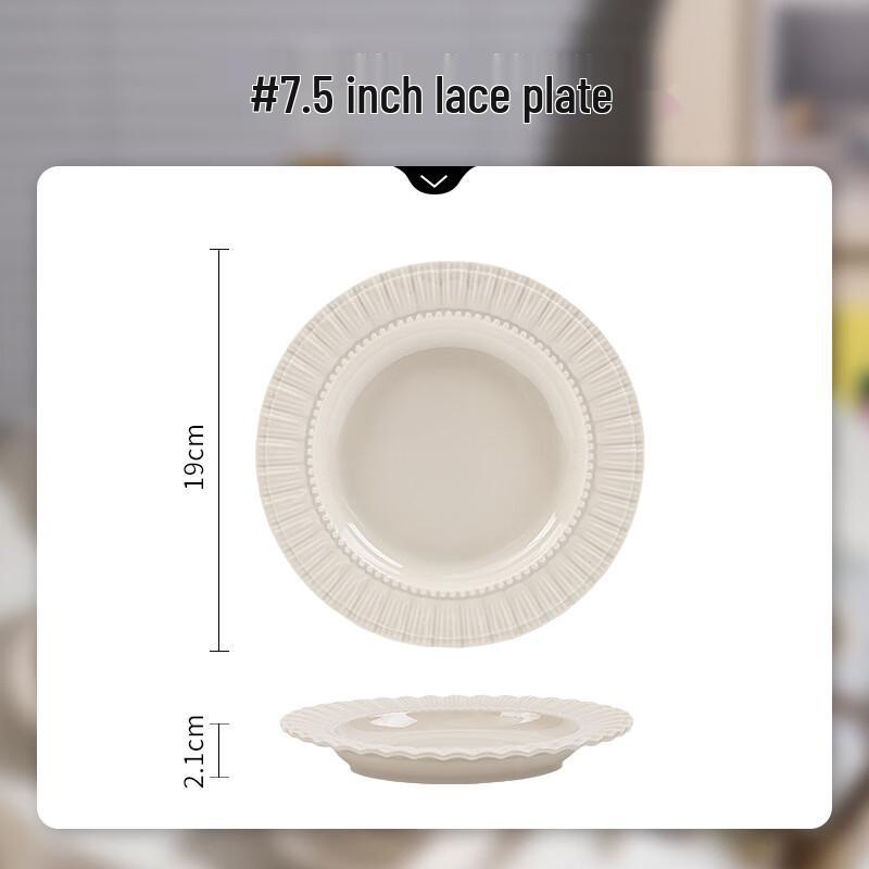 Roland Underglaze Ceramic Dinner Plate