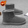 Fashion Warm Man Shoes Platform Winter With Fur Boots for Men Offer Hot Selling New Cheap Size 45 44 Low Price High Quality Comfortable