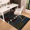 Friends Show Elements Carpet, Chair Rug,Rug for Office Bedroom living rooms, Doormat decor Fan Gift Christmas Gift