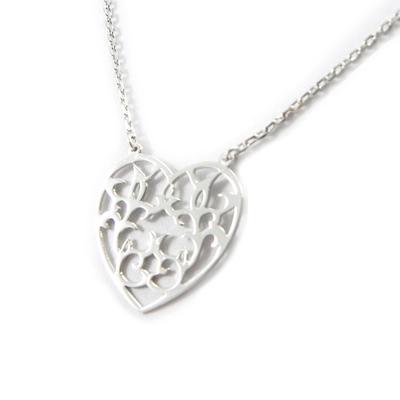 [I3907] - Silver Necklace 'Love'