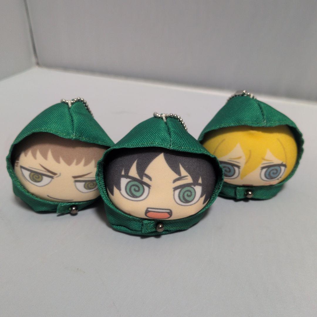 

[USED] Attack on Titan Manju Plush Toys Eren Jean Krista