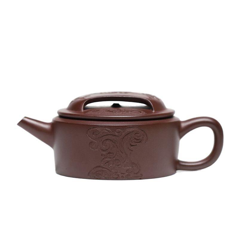 

170ml Classic Yixing Purple Clay Teapots Handmade Large Caliber Pot Raw Ore Dragon s Blood Sand Kettle With Infuser Zisha Teaset