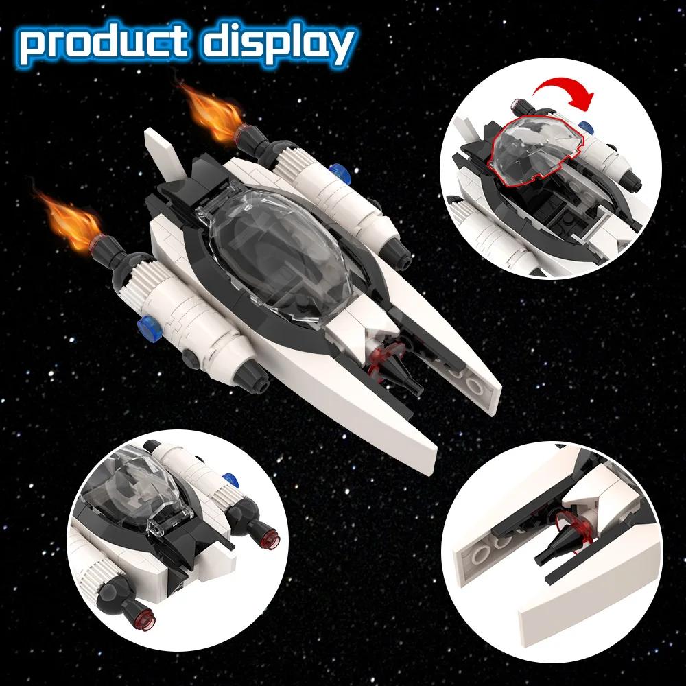 Gobricks MOC MOC-203826 Persönlicher Weltraumtransport Steine Modell Weltraumfilm Raumschiff Bausteine Lernspielzeug Geschenk