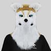 Realistic Mouth Mover Dog Mask Moving Mouth Animal Head Mask Cosplay Costume
