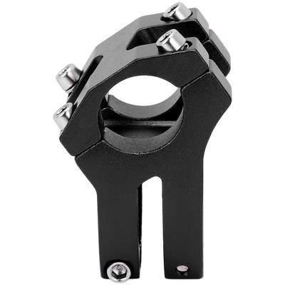 LUNJE 25.4x35MM Bike Handlebar Short Stem Riser Aluminum Alloy Bicycle Hollow StemBlack